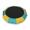 PVC Inflatable Floating Trampoline with 330 lbs Capacity and Ladder
